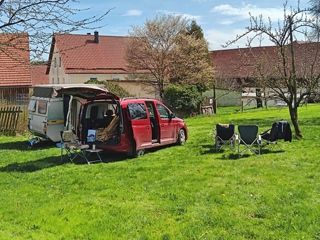 Wohnmobilstellplatz auf dem Biehlerhof <br />
<b>Warning</b>:  Undefined variable $ortausgabe in <b>/home/www/camping-book/gastgeber/suchedetails.php</b> on line <b>110</b><br />
 Oberpfälzer Wald Bild 1
